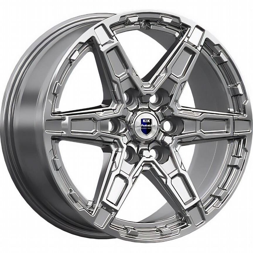 Диски K&K Дистрикт 8x18 6x139.7 ET25 D106.1 Дарк платинум