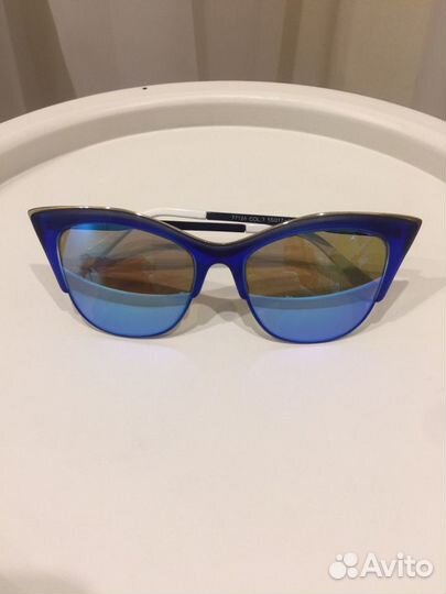 Очки темно синие женские от солнца
