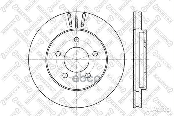6020-9301V-SX диск тормозной передний Chrysler