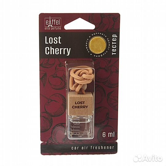 Ароматизатор подвесной жидкостный (lost cherry) с деревянной крышкой 6мл Luxury Aroma fouette