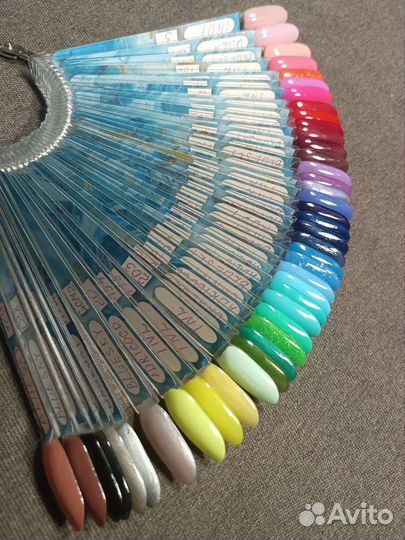 Модель на маникюр с покрытием