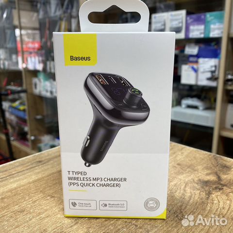 Фм-трансмиттер с быстрой зарядкой Baseus