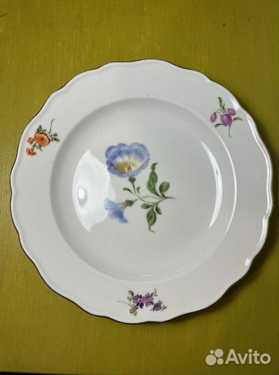 Тарелка Мейсен Meissen старинная