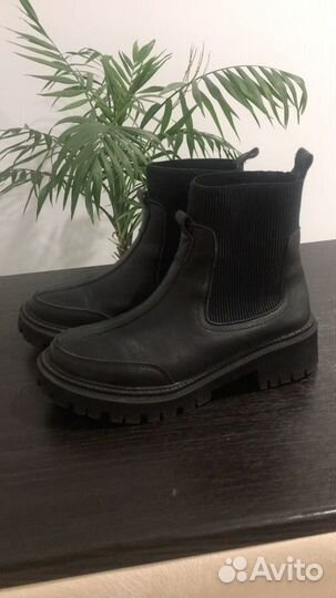 Сапоги демисезонные натуральная кожа