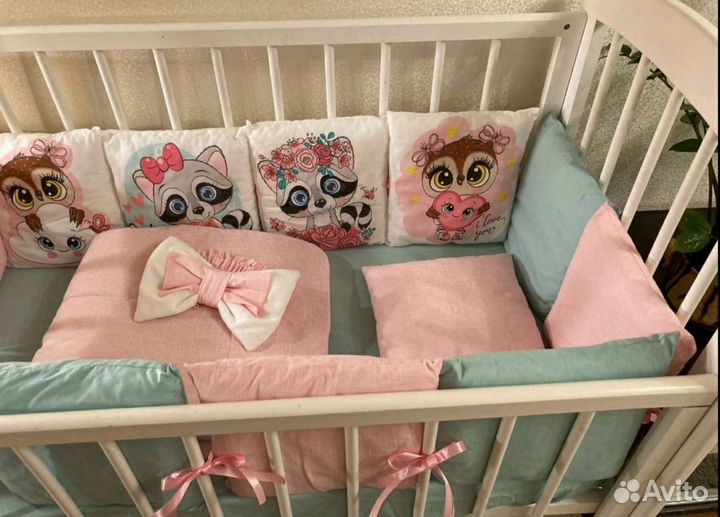 Бортики в детскую кроватку