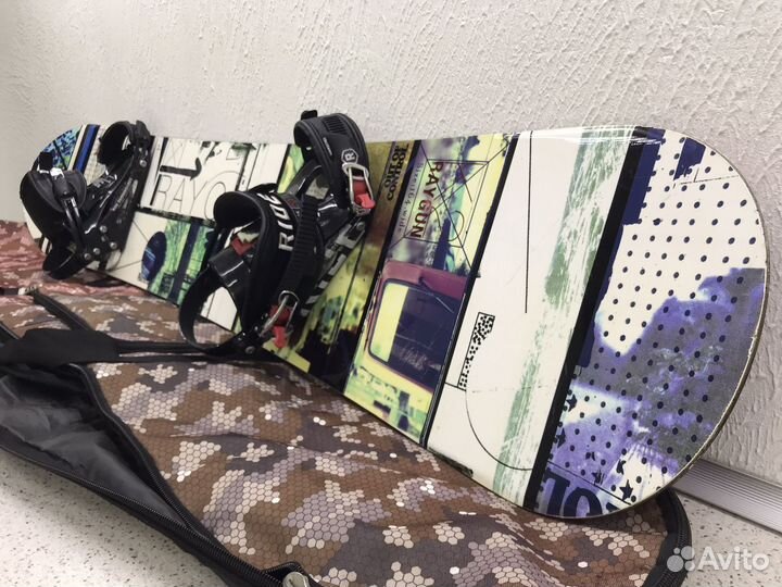 Сноуборд K2 Raygun 164 с креплениями и чехлом