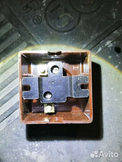 Электровилка, розетка СССР у-87-рб плоские контакт