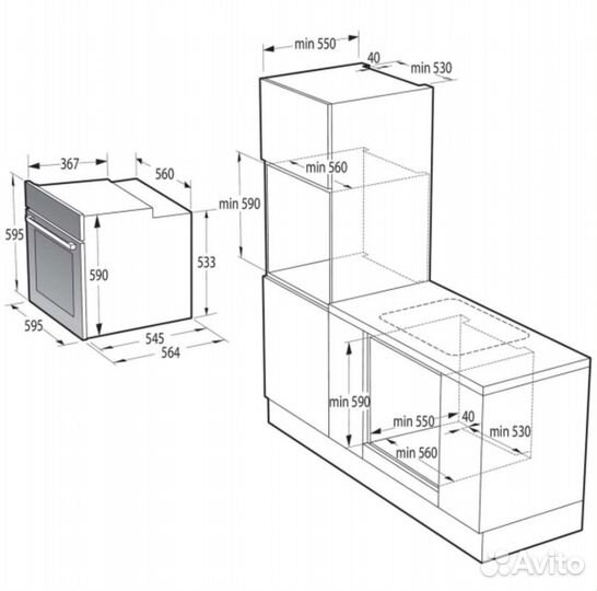 Электрический духовой шкаф Gorenje bo6737e02bg