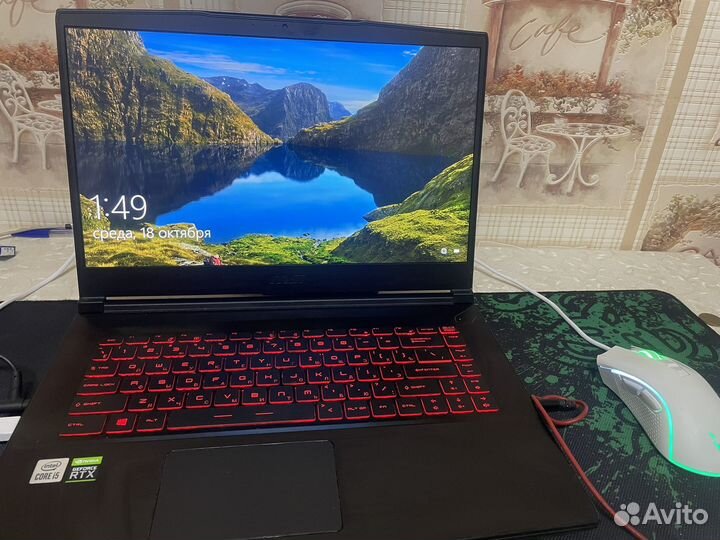 Игровой ноутбук msi gf63 Thin 10UC