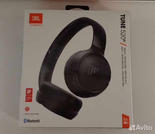 Беспроводные наушники JBL tune 520bt