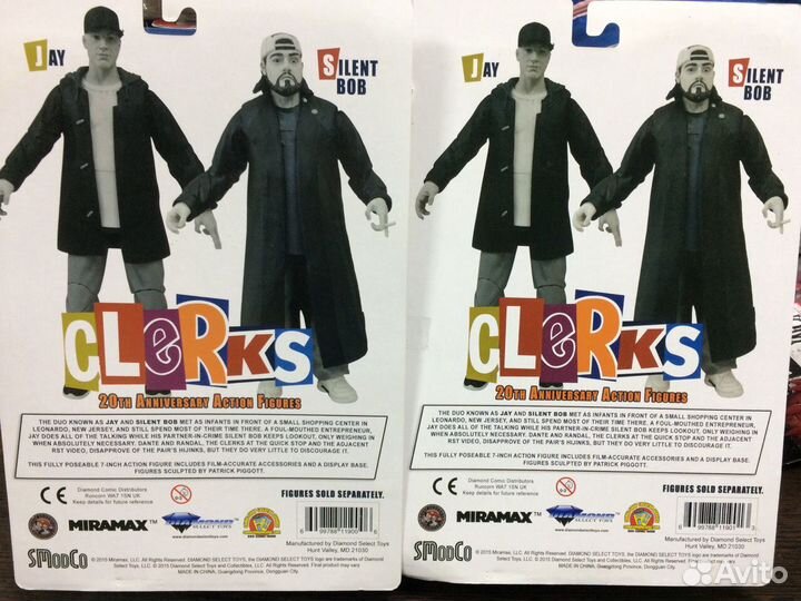Фигурки Diamond Select Clerks Jay & Silent Bob 20t