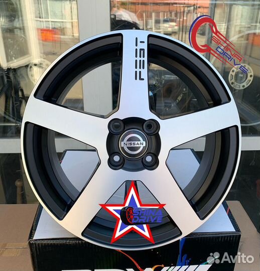 Диски Nissan R16 4x100 Black diam Matt