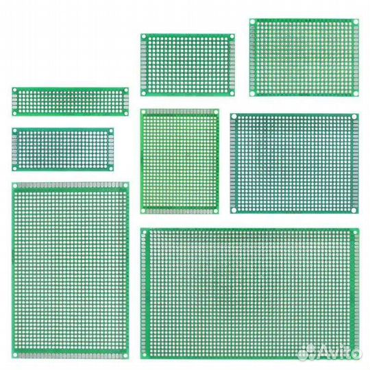Печатная плата двухсторонняя Монтажная Макетная