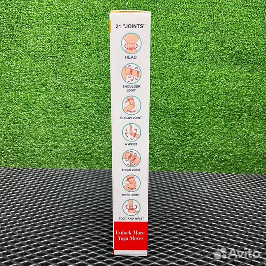 Спортивная шарнирная кукла йога 30 см с аксессуара
