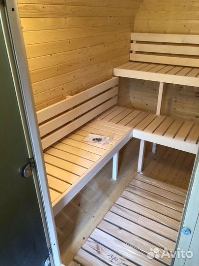 Баня бочка квадро 4 метра Каменногорск