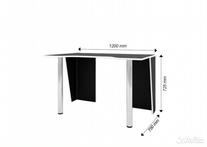 Компьютерный стол Игровой-802ue игровой классическ