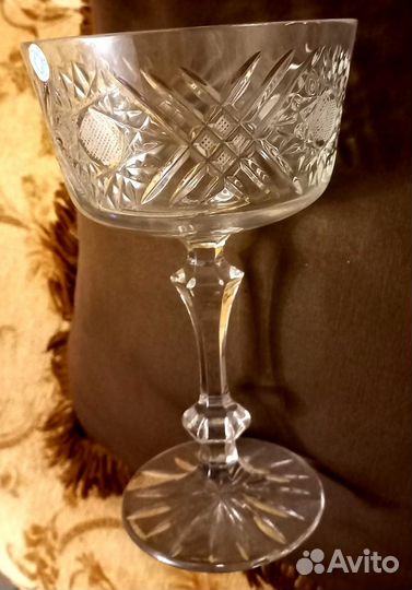 Конфетница хрустальная СССР