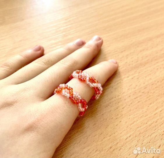 Кольцо из бисера