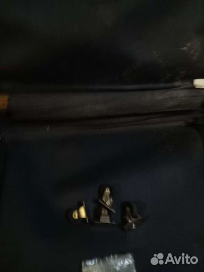 Кожаный чемодан СССР на колесах