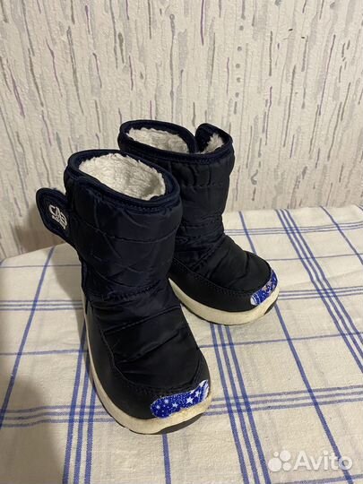 Утепленные сапожки