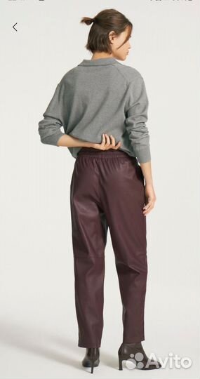 Брюки из искусственной кожи lime