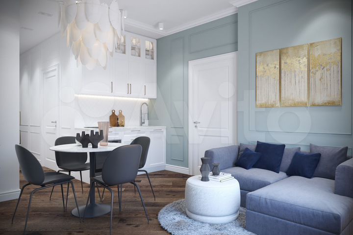 1-к. апартаменты, 60,1 м², 8/11 эт.