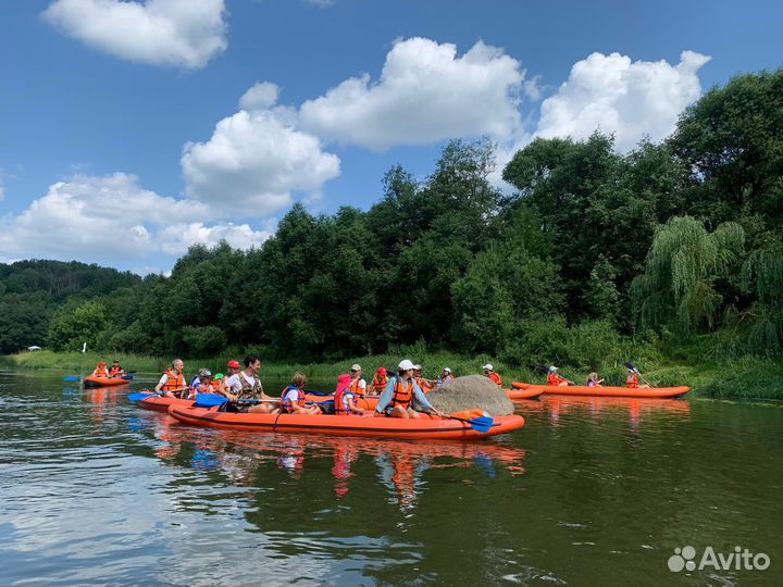 Сплавы на байдарках и рафтах