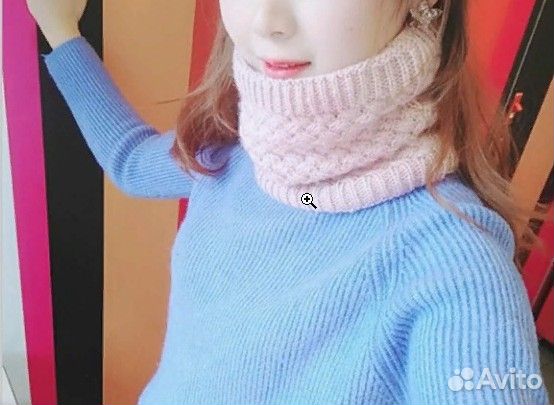 Снуд шарф зимний женский для девочки новый