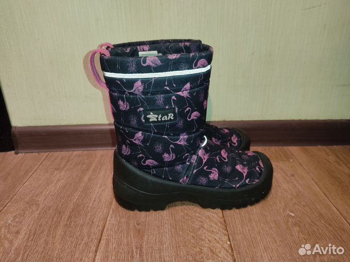 Сапоги мембранные для девочки 35