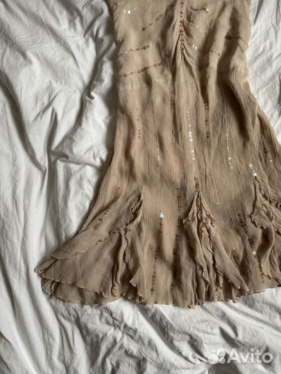 Платье USA винтаж шелк по косой