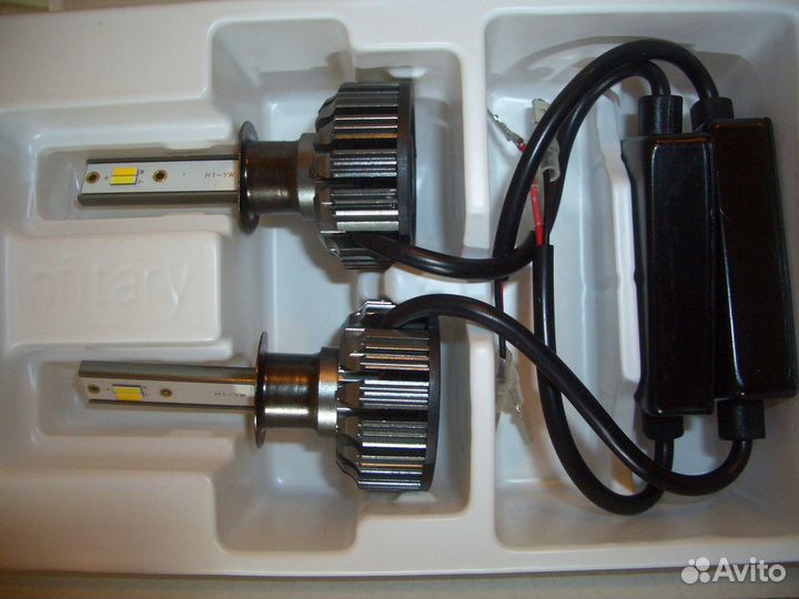 Лампы светодиодные H1. три цвета в одной лампе