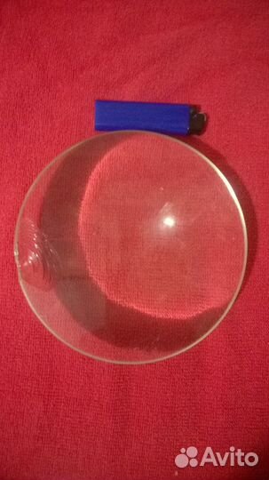 Лупа СССР 15 см. Увеличительное стекло
