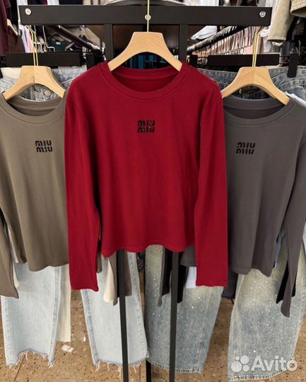 Лонгслив Miu miu