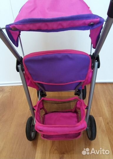Коляска трость для кукол+ кроватка в подарок