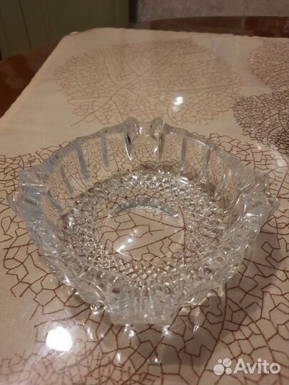 Хрустальная пепельница