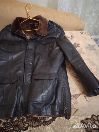 Дубленка натуральная мужская 50 52