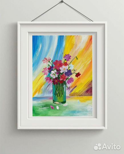 Картина акрилом 