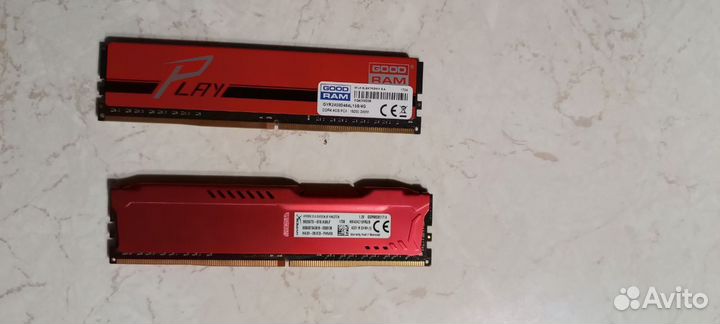 Оперативная память ddr4 8gb и на 4гб