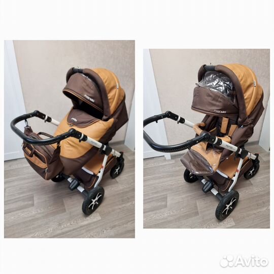 Коляска детская 2 в 1 mondo б/у