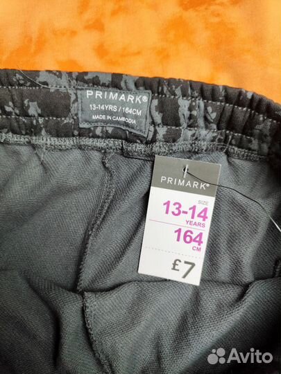 Новые шорты/футболка Primark 164