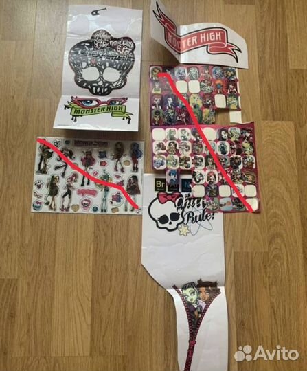 Наклейки Монстер Хай, Мстители, Винкс и другие