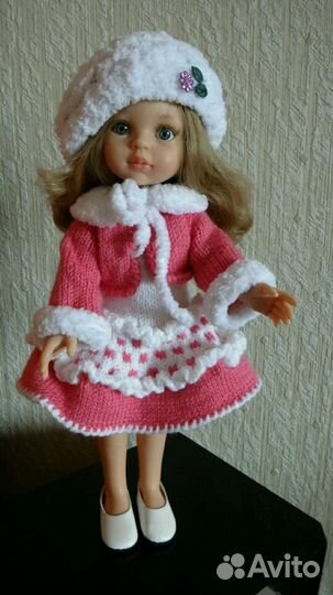 Комплект одежды вязаный на куклу Paola Reina