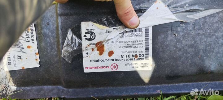 Порог ремонтный bmw e30 touring sedan