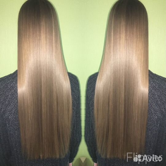 Кератиновое выпрямление, нанопластика волос