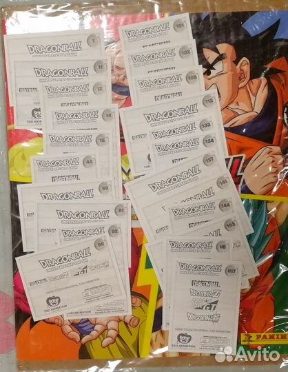 Наклейки Panini DragonBall, One Piece