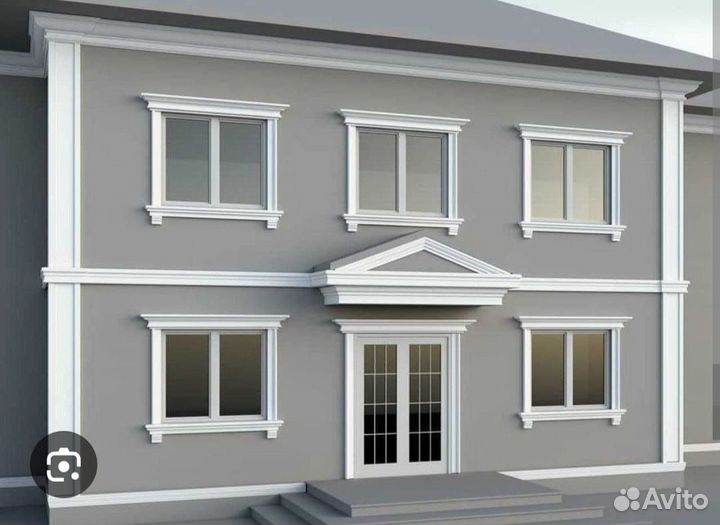 Фасадный декор из пенопласта