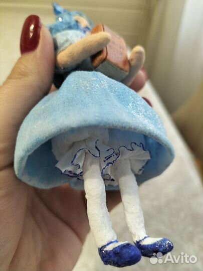 Ватные игрушки Мальвина и Буратино