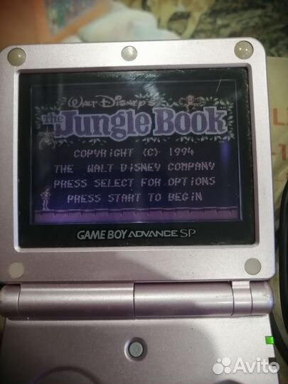Gameboy advance sp розовый