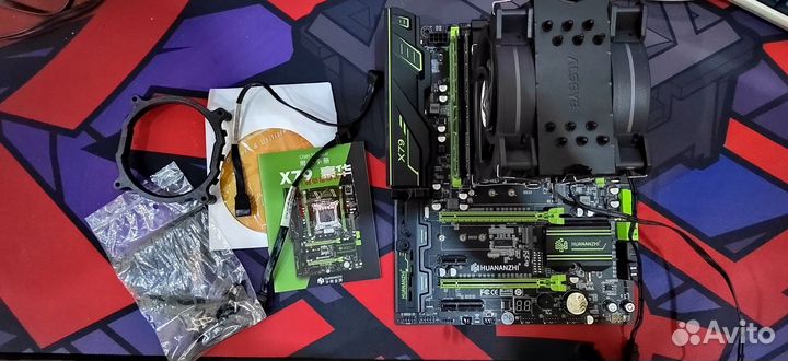 Комплект Huananzhi x79 мать+проц+память+куллер