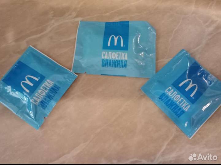 Влажные салфетки из Макдональдса
